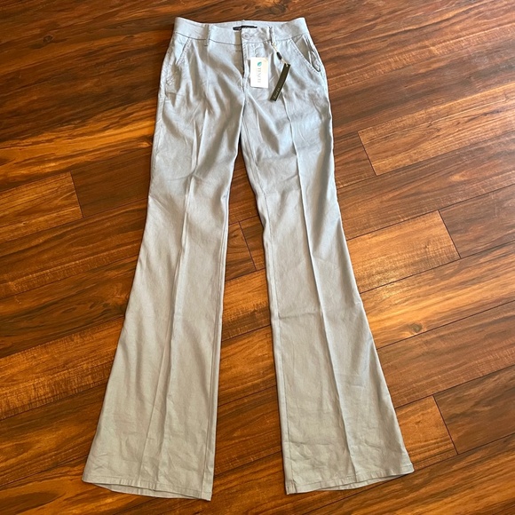 Level 99 Tanya High Rise Linen Pant 34 inseam Sky Blue - Picture 2 of 14